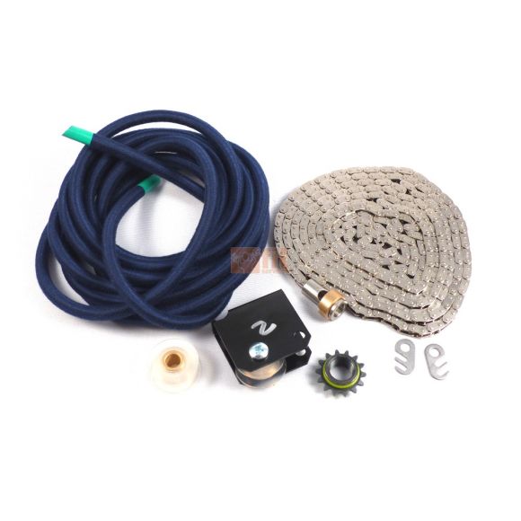 Kit de tirage pour rameur Concept2 (corde, cha&icirc;ne, pignon et poulies de cha&icirc;ne)